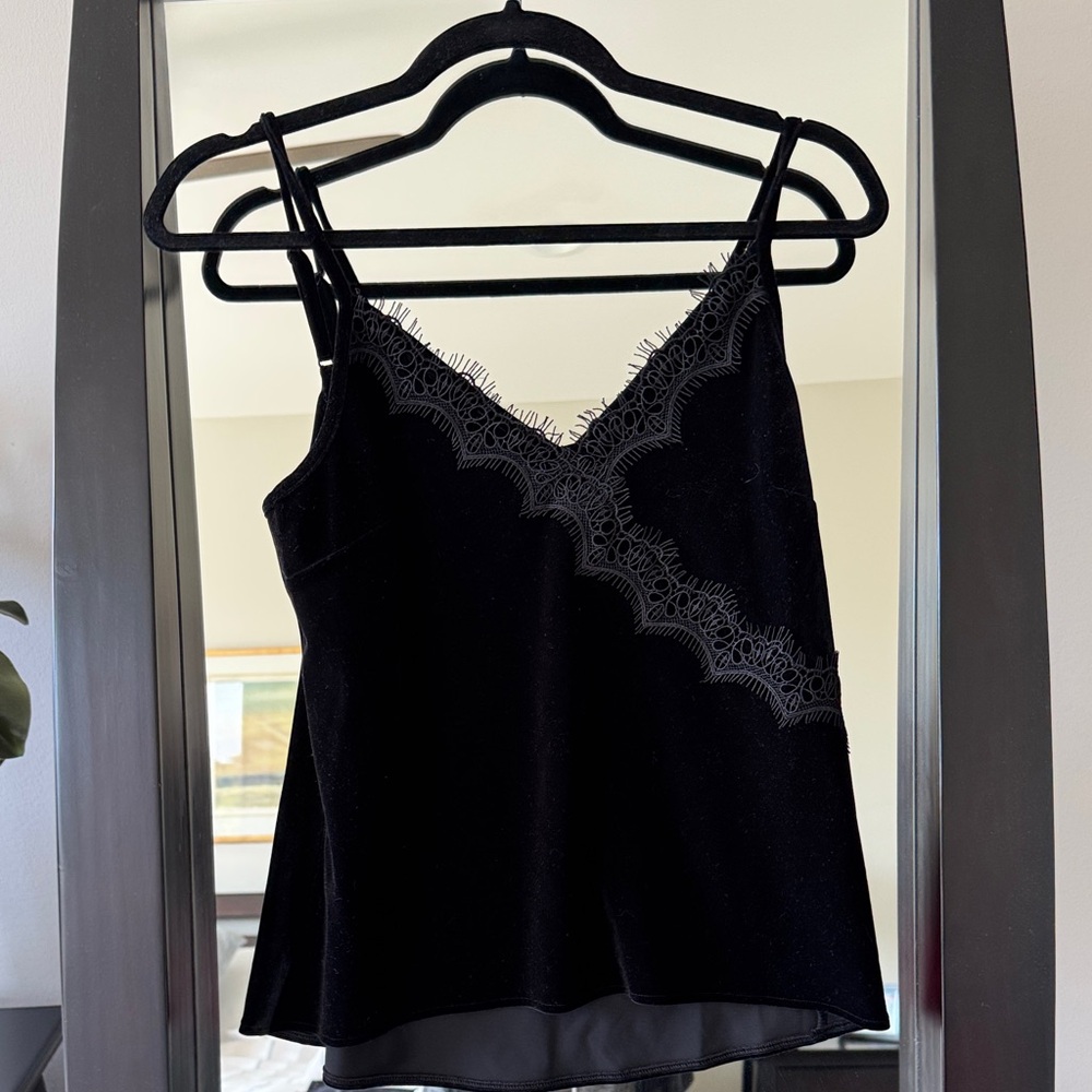 ME+EM Stretch Velvet Camisole UK Size 8